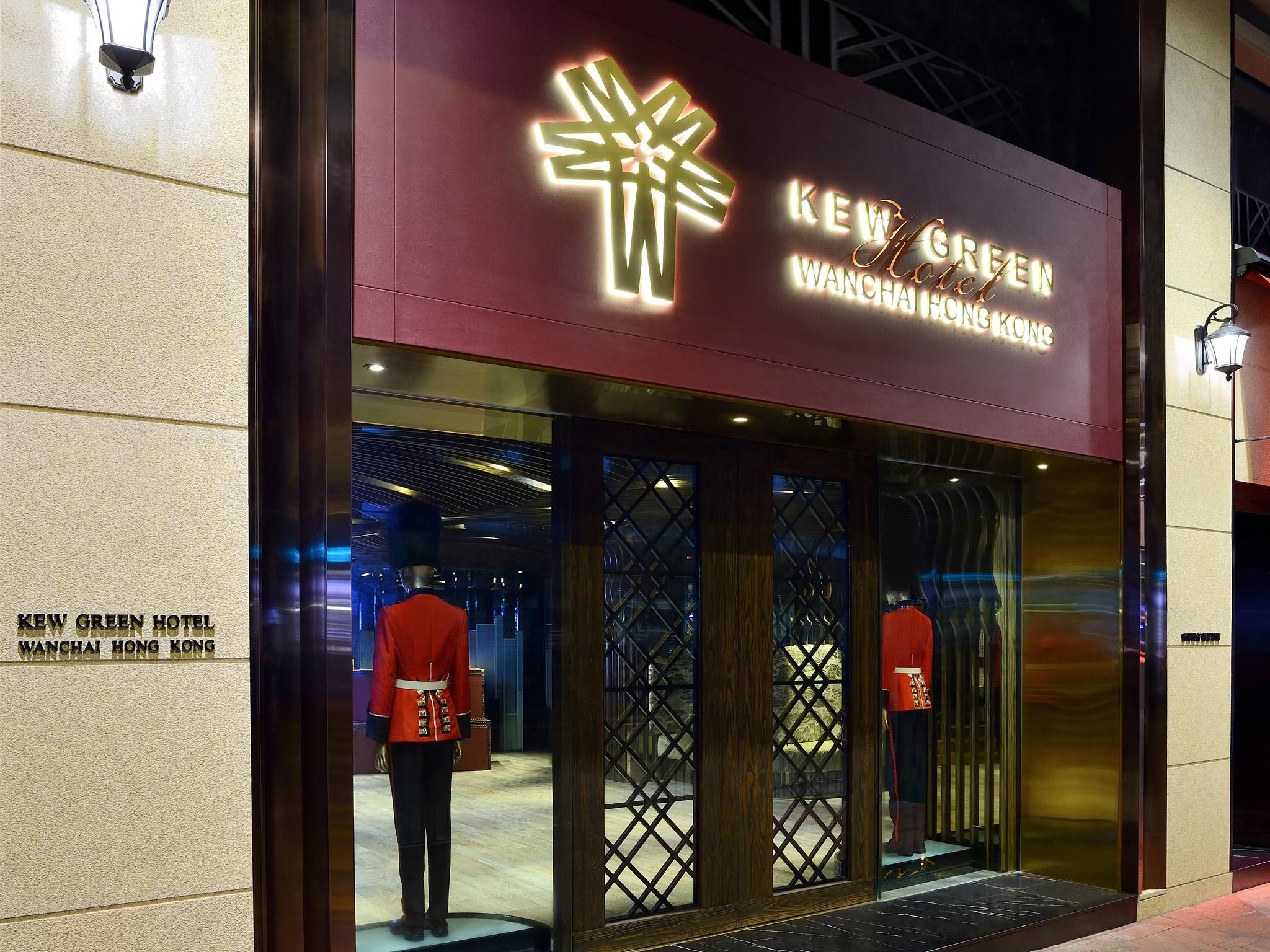 Kew Green Hotel Wanchai Hongkong Exteriör bild